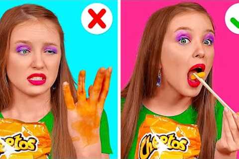 COOL FOOD HACKS FOR REAL FOODIES! || Yummy Kitchen Hacks by 123 Go! Gold