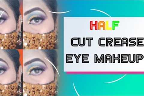 Half Cut Crease Eye Makeup Tutorial... Step By Step Eye Makeup for Beginners...