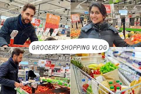 Come grocery shop with me |Grocery shopping vlog | france grocery shopping #groceryvlog #mrsbasra
