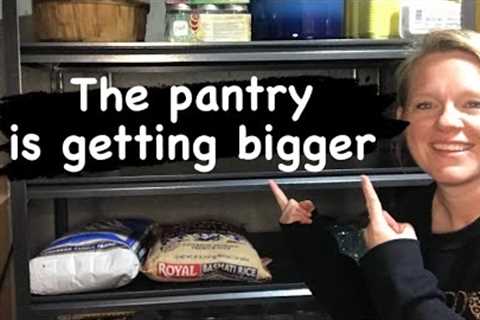 New Pantry Space / Food Storage  #homesteading #pantry #canning #prepping
