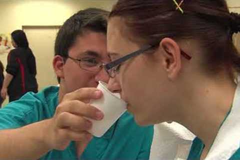 Training for a nursing career in high school