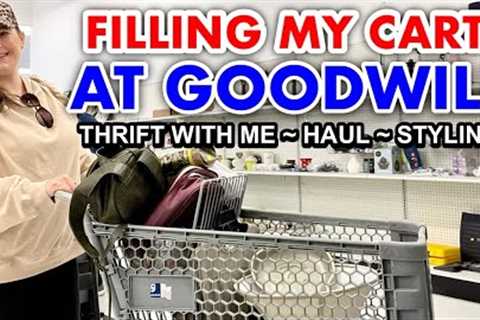 OH YES I DID! GOODWILL THRIFT WITH ME AND LARGE THRIFT HAUL * SHOWING HOW I CLEAN &amp; STYLE MY..