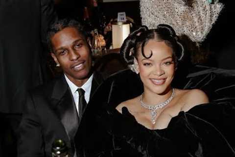Rihanna And A$AP Rocky Coupled Up At Golden Globe Awards 2023