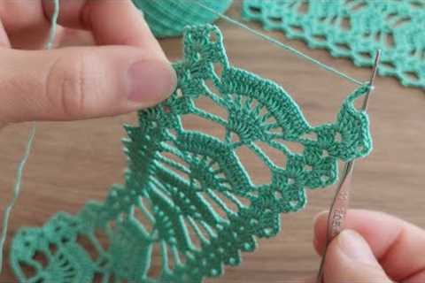 Muy  Bonito✌️Very beatiful useful crochet idea knitting tutorial pattern trabalho 📣Tığ İşi Dantel