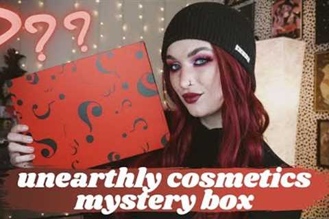 Unearthly Cosmetics Valentine's Mystery Box | Unboxing, Swatches, Tutorial