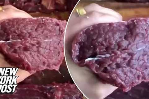Beef twerky: internet horrified over video of fresh meat ‘spasming’ | New York Post