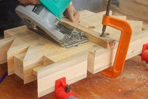 Interesting And Novel Monolithic Woodworking Project // Unique Table Design Ideas For A New Style
