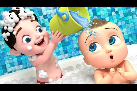 Baby Bath Time Fun Song | Cartoon for kids | Kids Cartoon | Funny Videos for toddlers