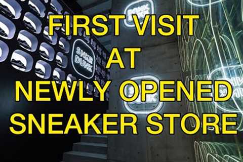 First Time Visit at the New Sneaker Store in Singapore