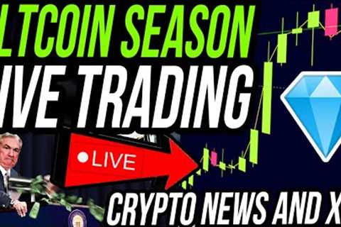 ALTCOIN SEASON LIVE PRICE BREAKOUT 🚨 BITCOIN &amp; ETHEREUM LIVE TRADES!!! CRYPTO NEWS &amp;..