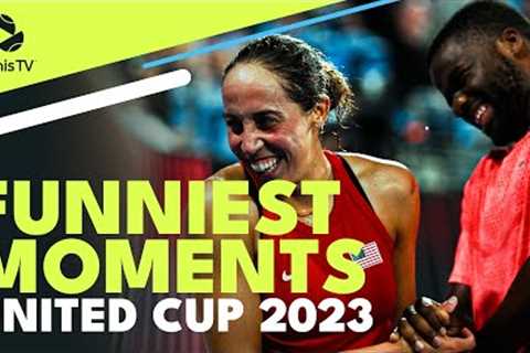 Funny Faces, Wild Serves &amp; Teams Bonding 😂 | United Cup 2023 Funniest Moments