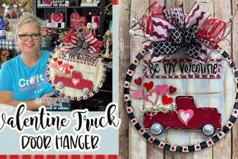 ❤️ 💞 ~ Valentine Truck Door Hanger ~ Start to Finish Video of How Made the Door Hanger