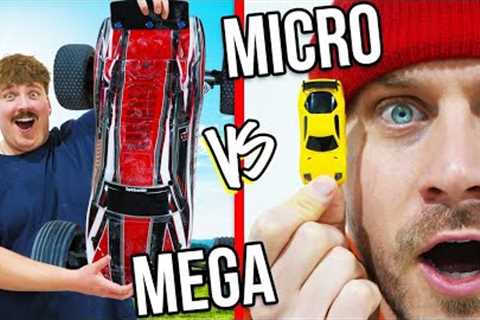 MEGA vs Micro RC Cars *BUILD CHALLENGE*