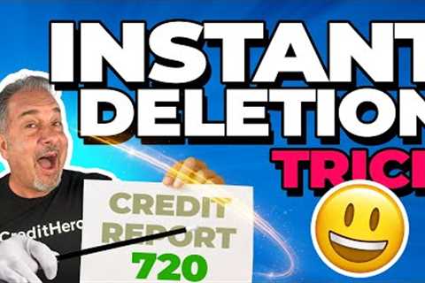 Delete Negative Items from Credit Reports INSTANTLY With This Easy Trick