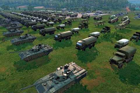 A large Russian military base was bombed using a drone