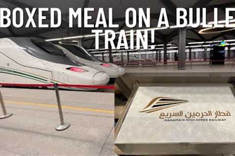 High Speed Halal Food Review on a Bullet Train!