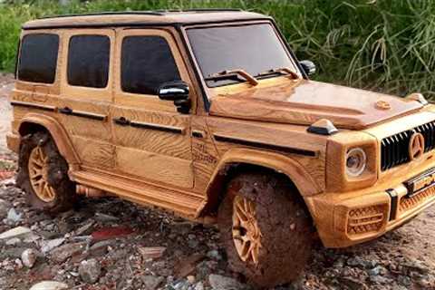 Wood Carving - 2021 Mercedes-Benz G63 AMG - Woodworking Art