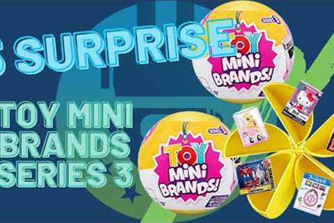5 Surprise Toy Mini Brands Series 3 Unboxing Review | The Upside Down Robot