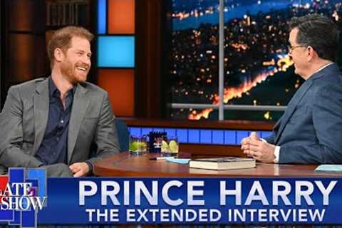 Prince Harry, The Duke of Sussex Talks #Spare with Stephen Colbert - EXTENDED INTERVIEW