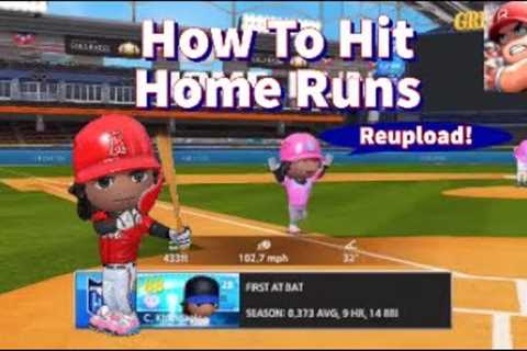 How To Hit HOME RUNS in Baseball 9 EASILY | Baseball 9 (Reupload)