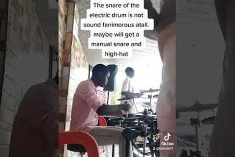 Playing Fuji with full electric drumset.#newyoutuber #newyoutubevideo #drums #alujo