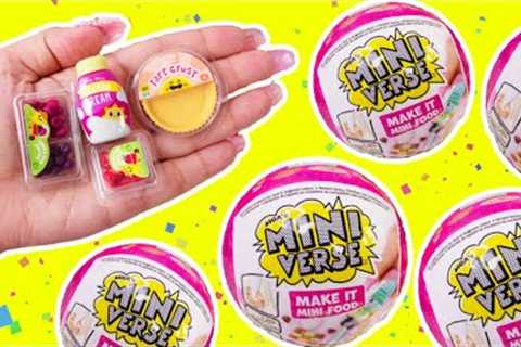 MINIVERSE Make It Mini Food Unboxing
