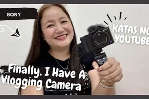 KATAS NG YOUTUBE!!! May vlogging camera na ako! | Unboxing Sony ZV-1