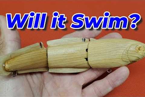 Making an eel lure,  carving a wooden swimbait to look like an eel.  #luremaking  #swimbait