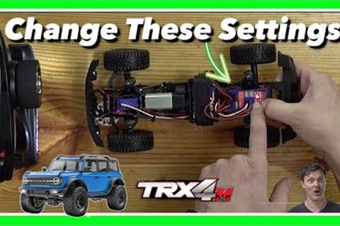 Change these TRX4M settings (crawler performance) Holmes Hobbies (Part 3)