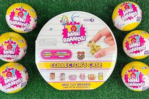 TOY MINI BRANDS SERIES 3 COLLECTOR'S CASE UNBOXING