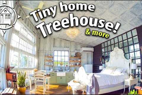 Tiny Home Treehouse, Dome Home, &amp; Mirror Cabin on one incredible property
