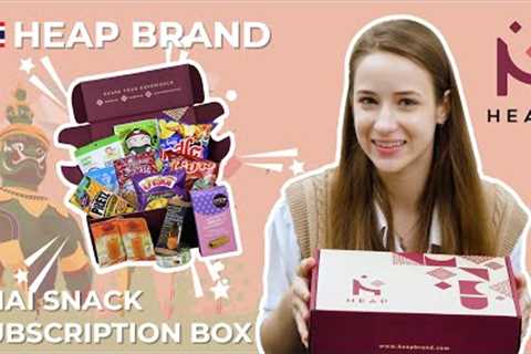 FIRST EVER Premium Thai Snack Subscription Box! Unboxing Heap Brand's AMAZING THAILAND Welcome Box..