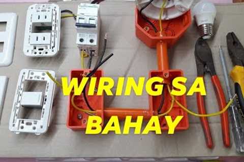 HOUSE WIRING TUTORIAL-Basic Electrical Installation(Tagalog) | Local Electrician