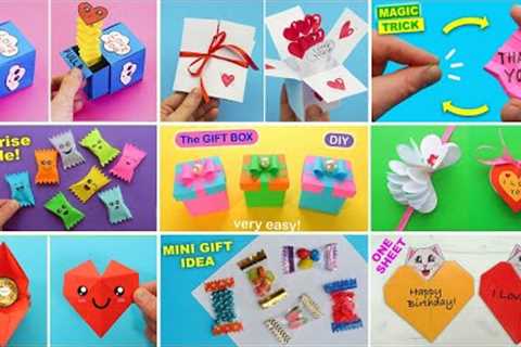 9 Cool paper craft ideas for BEST FRIEND. DIY Mini GIFT Idea FOR ANY OCCASION. Origami Birthday gift