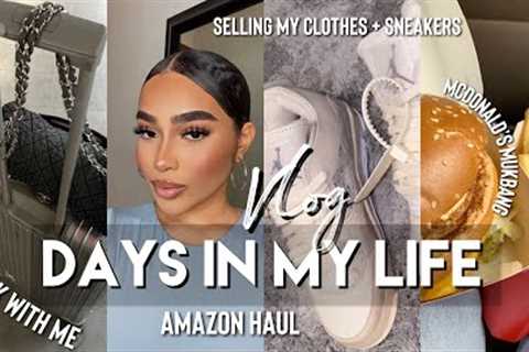 DAYS IN MY LIFE VLOG ♡ Amazon Haul + Selling My Clothes + Pack With Me + More!
