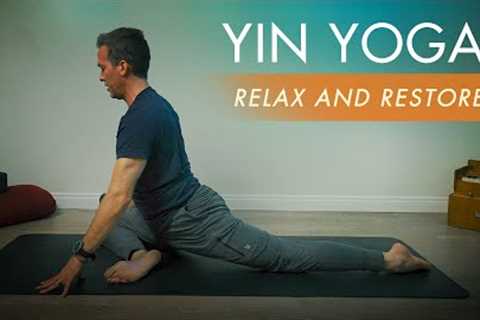 30min. Yin Yoga Relax and Restore with Travis