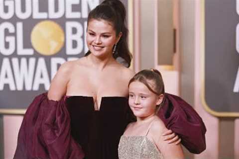 Selena Gomez and Sister DAZZLE in Designer Looks at 2023 Golden Globes