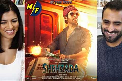 SHEHZADA Official Trailer | Kartik Aaryan, Kriti Sanon, Paresh Rawal | Rohit Dhawan | REACTION!!