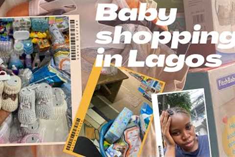 COME BABY SHOPPING WITH ME AS A FIRST TIME MOM. 💃🛍 #lagosliving #babyshopping #oshodi