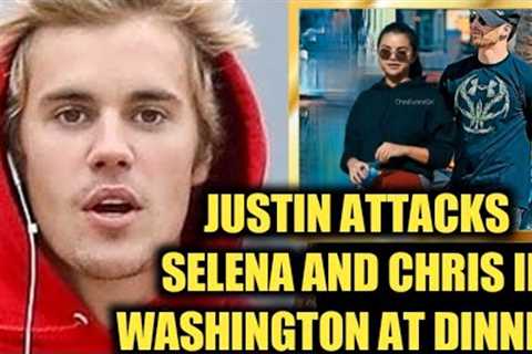 😲Selena Gomez And Chris Evans have been attacked by Justin Bieber during dinner Night in..