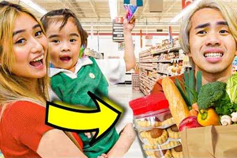 Buying EVERYTHING She Touches at the Supermarket