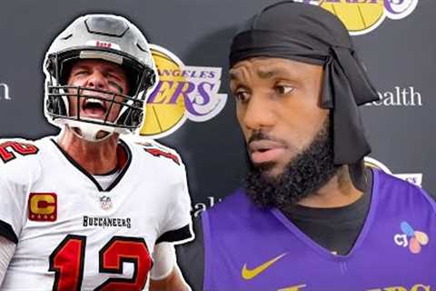 I ain't ever going against Tom Brady - LeBron James makes his NFL Wild Card predictions 👀🏈