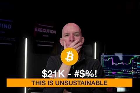 BITCOIN Over $21k Is UNSUSTAINABLE! Whats Next? Hive Blockchain and Bitfarms News!