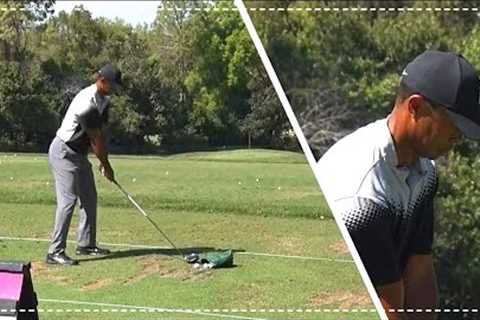 GOAT Tiger Woods Full Range Session from 2018