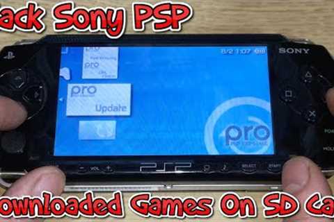 How To Hack Your Sony PSP To Play Downloaded Games From SD Cards ( Tutorial ) 6.61 Firmware