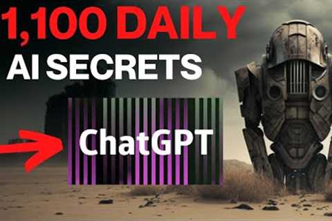 Chat GPT Secret Earns $1,100 Daily With Ai Image (SIMPLEST WAY TO MAKE MONEY ONLINE)