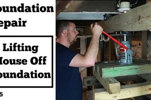 Foundation Repair - Lifting the House Off the Foundation Wall Pt. 5