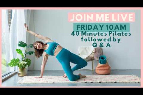 Mat Pilates for a Full Body Workout |  Beginner and Intermediate Level | 40 Mins