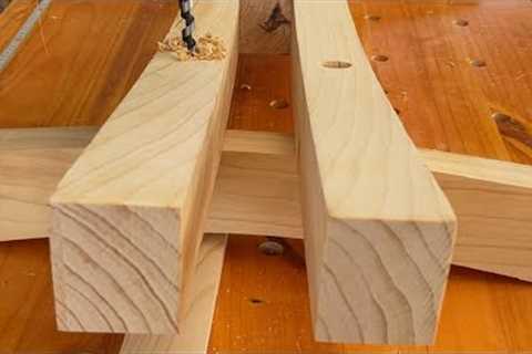 Woodworking Project with Techniques &amp; Skills // Simple But Amazing Woodworking Idea