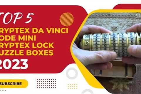 Top 5: Best Cryptex Da Vinci Code Mini Cryptex Lock Puzzle Boxes 2023